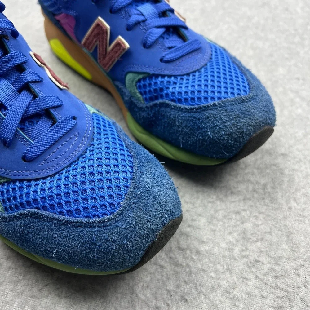 New Balance 580 Sneakers Men's 7‎ Blue Multi-Color Gum Rollbar Athletic Shoes
